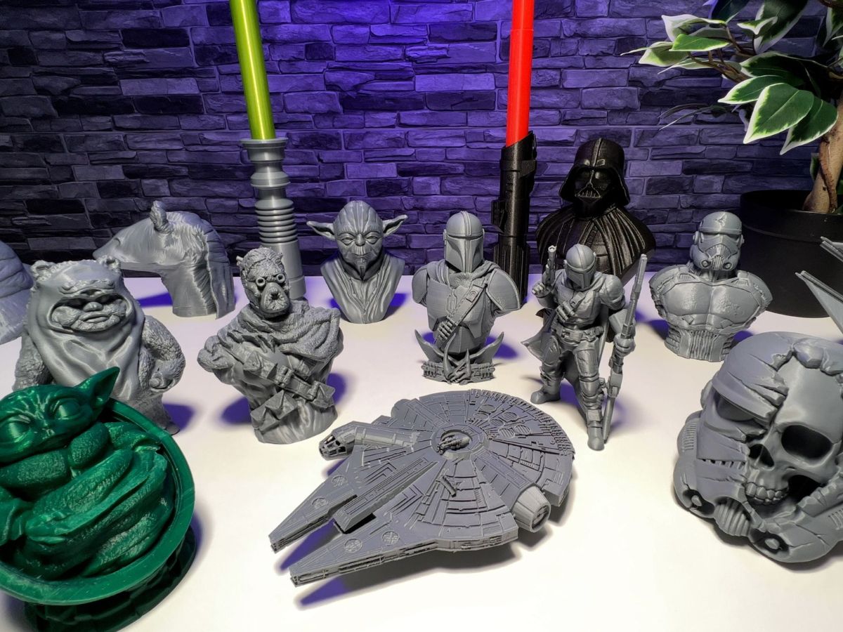 BEST of 3D print Star Wars Figures Timelapse