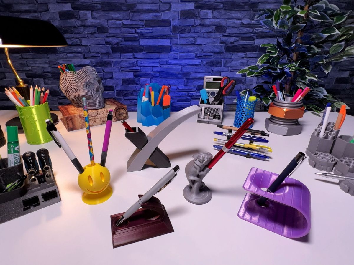 Top 15 Pen Holders - Useful 3D Print Timelapse