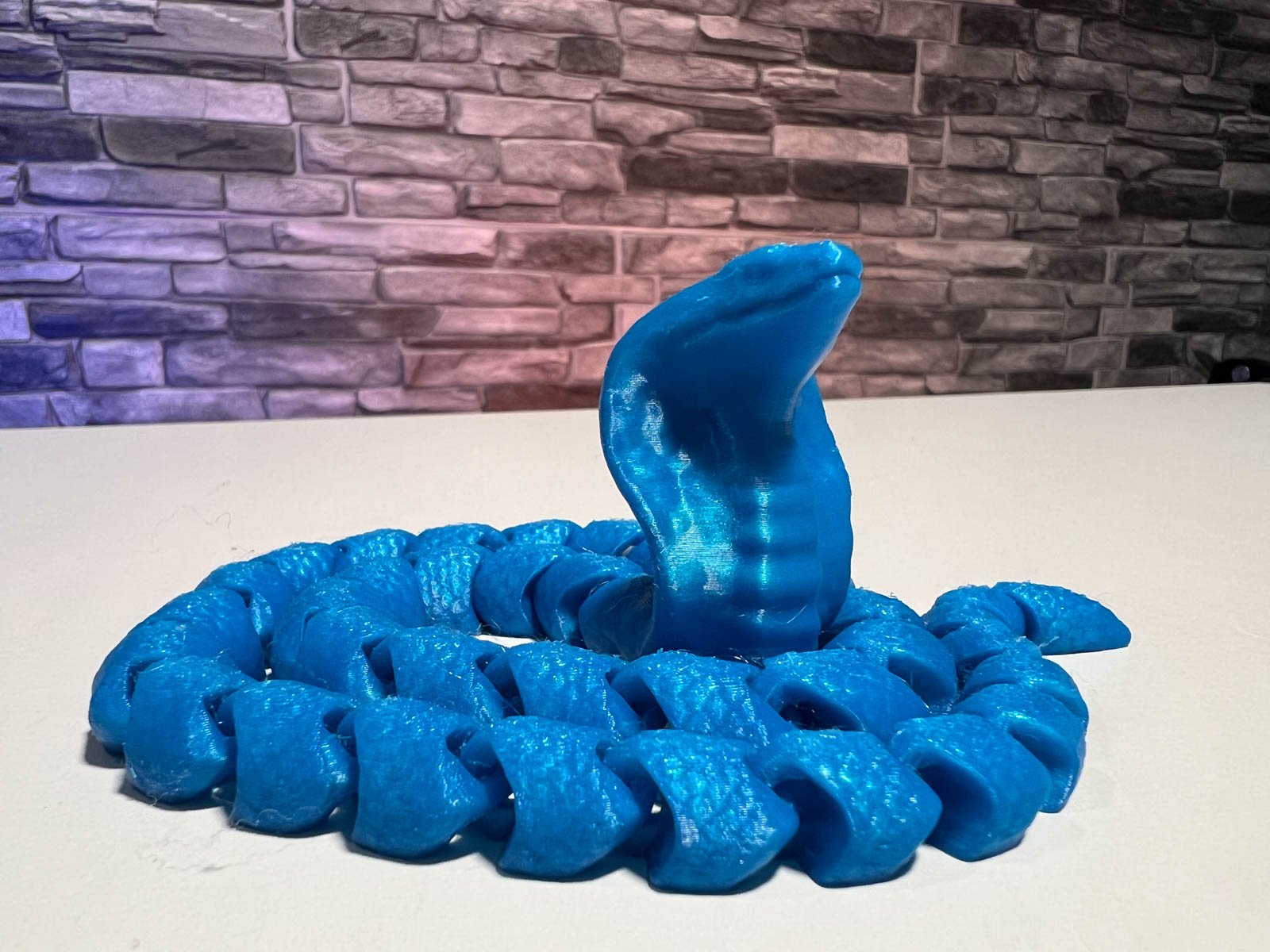 Cobra Snake 3D Print Model by Alexander3dart