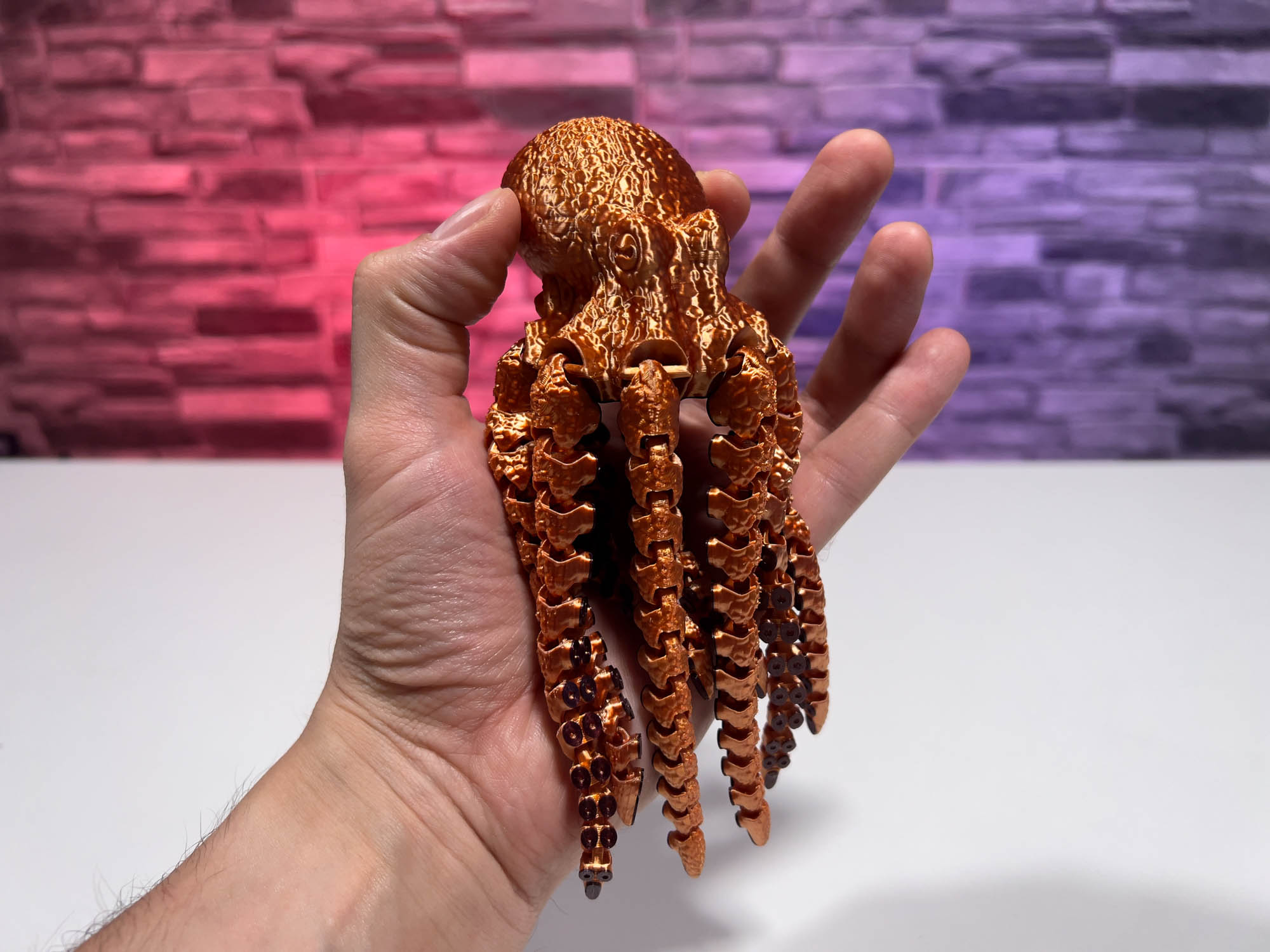 3D Printed Articulated Octopus 2.0