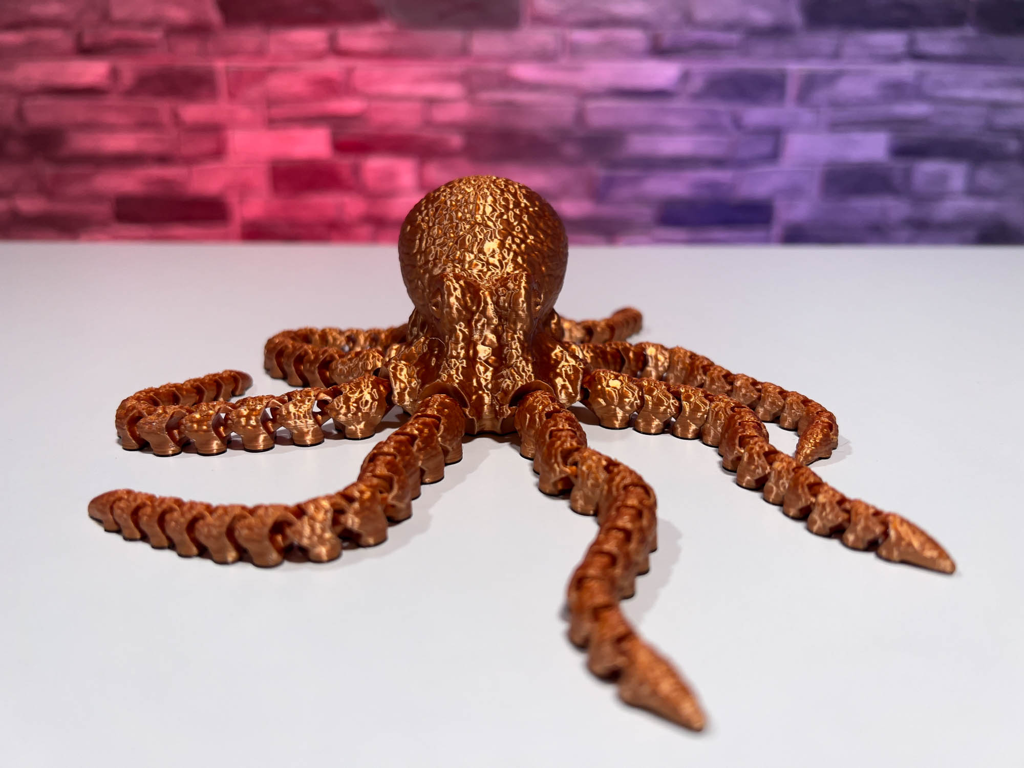 3D Printed Articulated Octopus 2.0