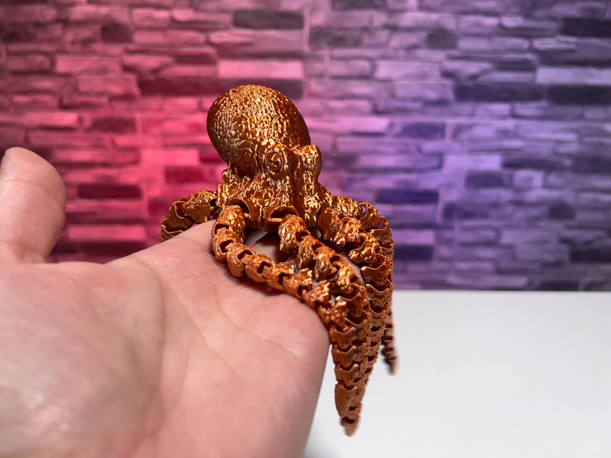 3D Printed Articulated Octopus 2.0