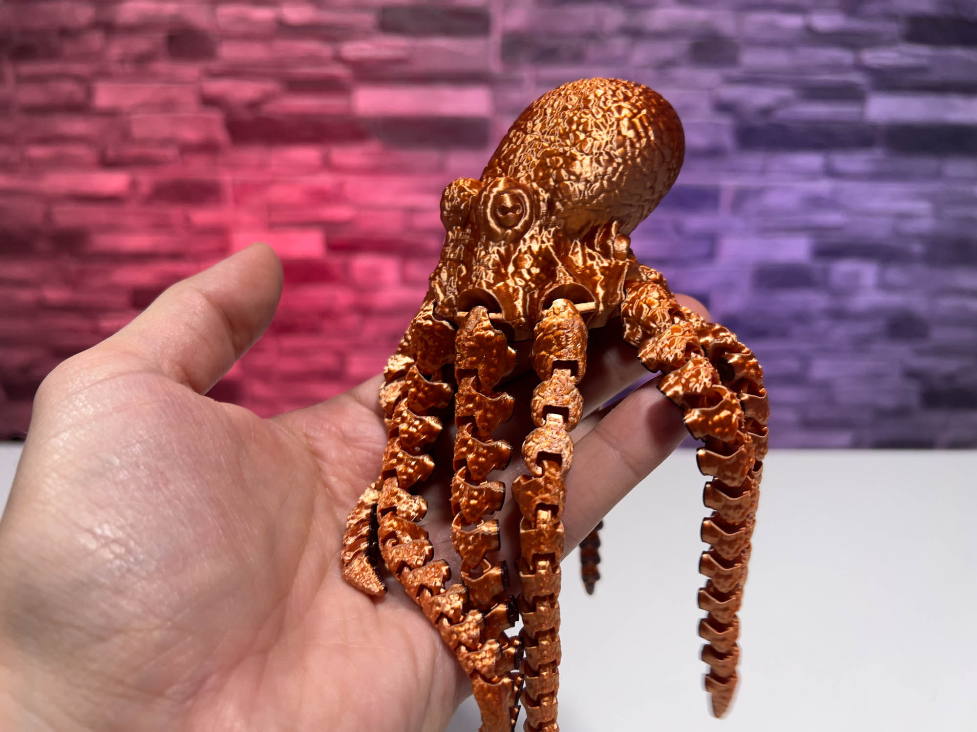 3D Printed Articulated Octopus 2.0