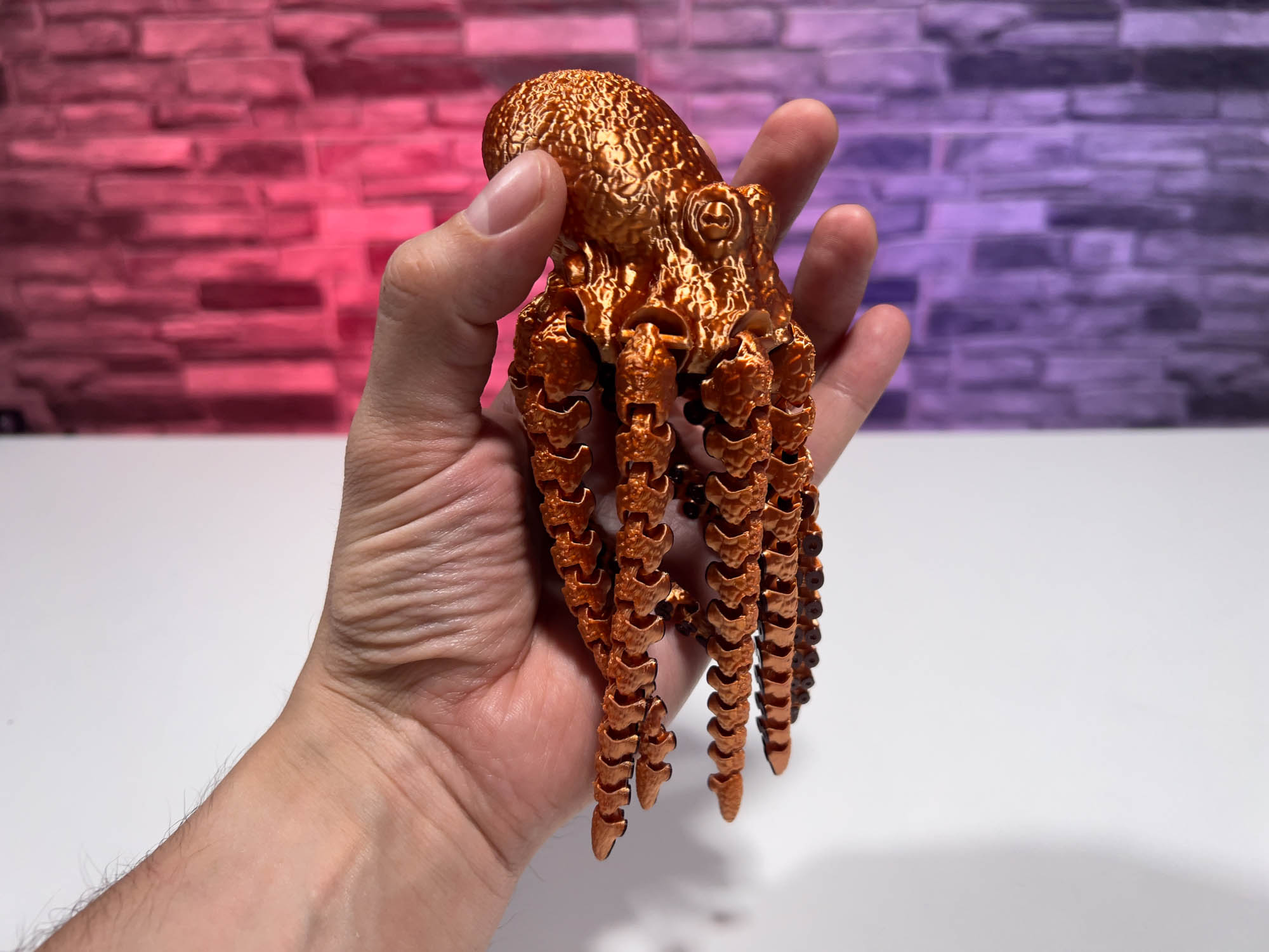3D Printed Articulated Octopus 2.0
