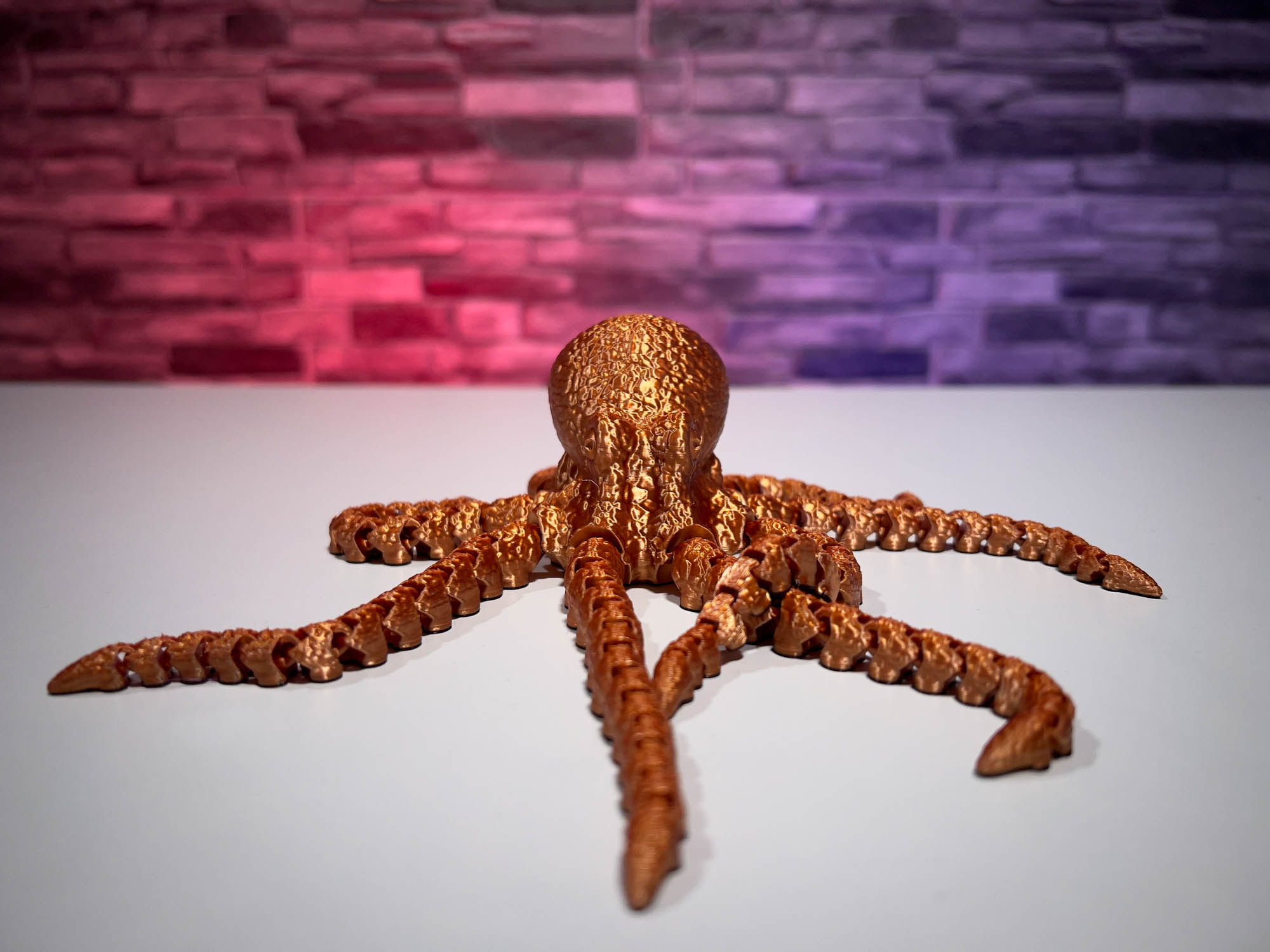 3D Printed Articulated Octopus 2.0