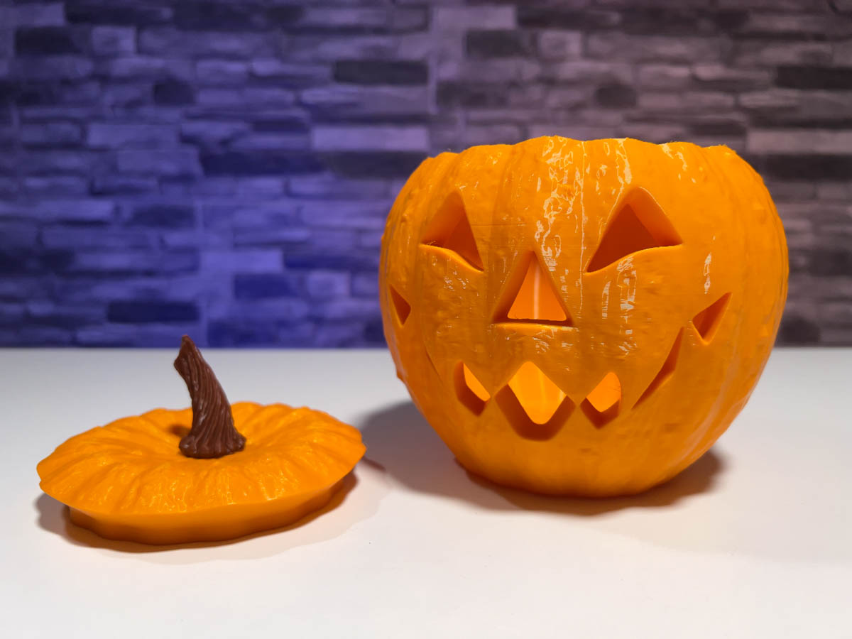 3D Printed Halloween Pumpkin