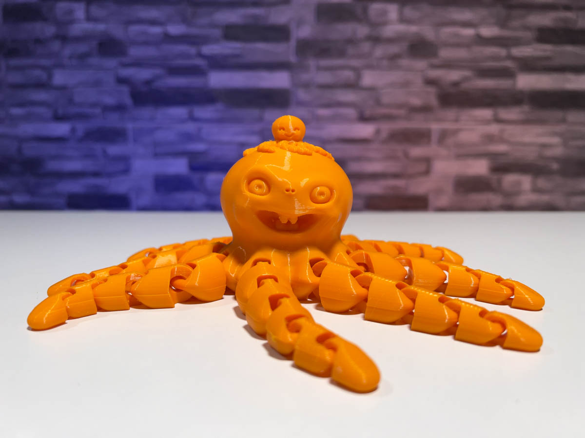 3D Printed Creepy Cute Octopus