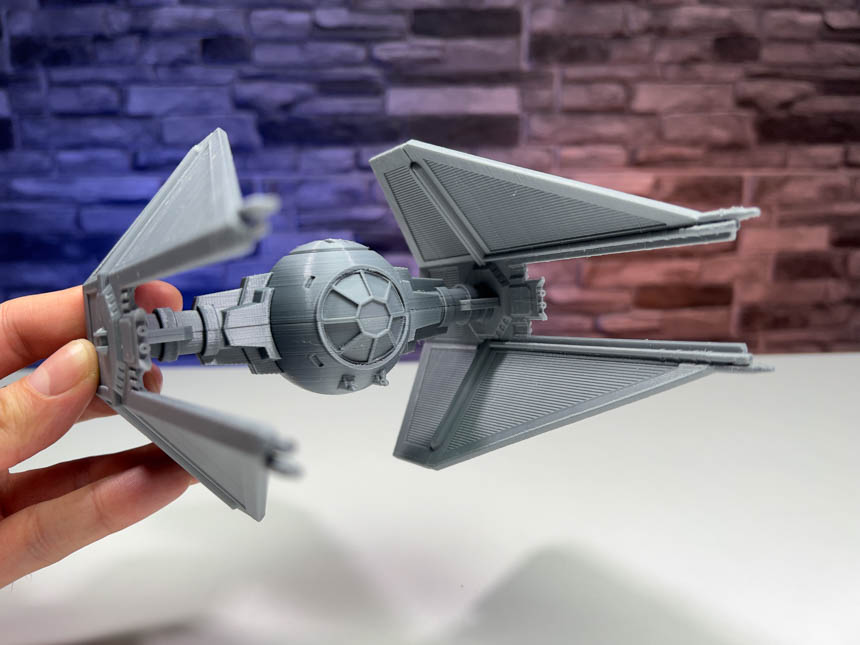 3D Printed DWG TIE Interceptor