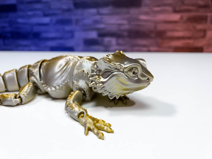 3D Printed Articulated Agama - 3DPTK.com