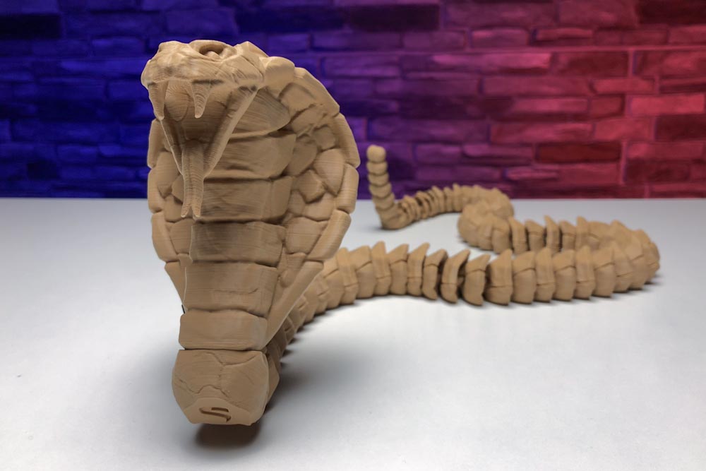 Articulated Cobra Snake STL for download