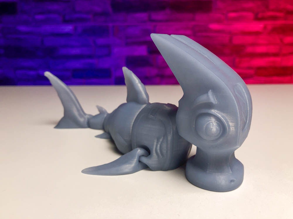 Articulated Flexi Hammerhead Shark STL for download