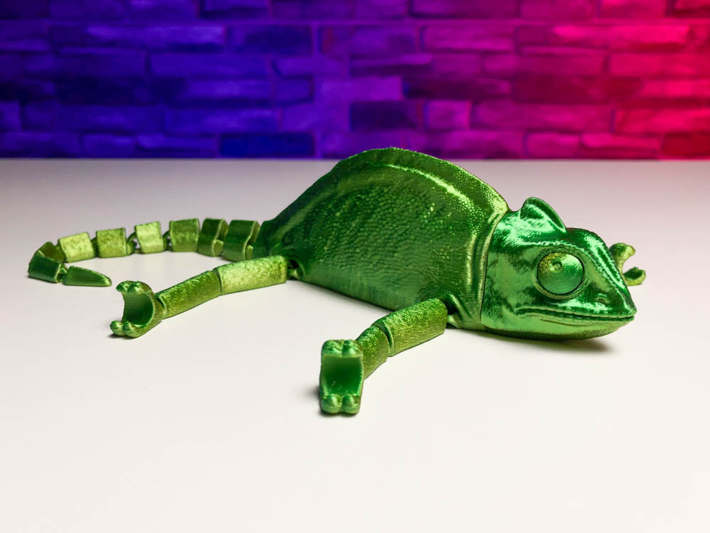 Articulated Flexi Chameleon STL for download