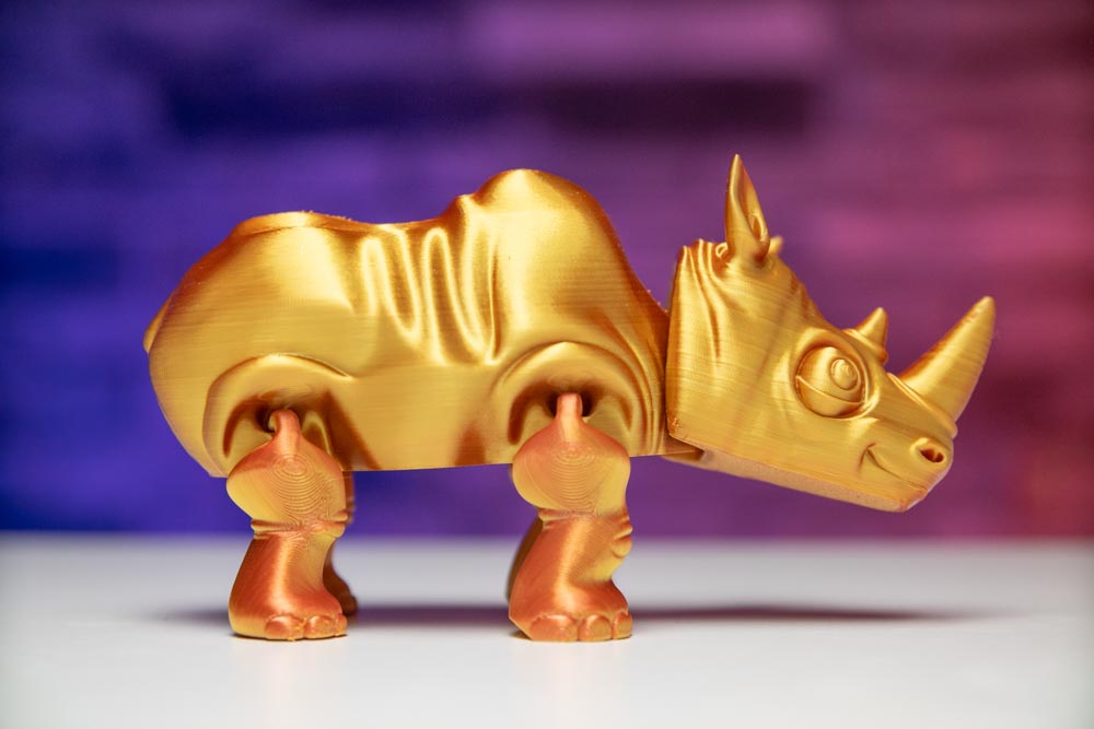 Articulated Rhino STL for download