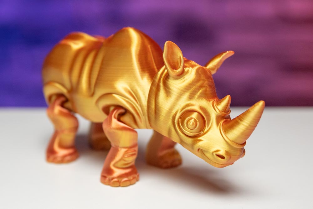 Articulated Rhino STL for download