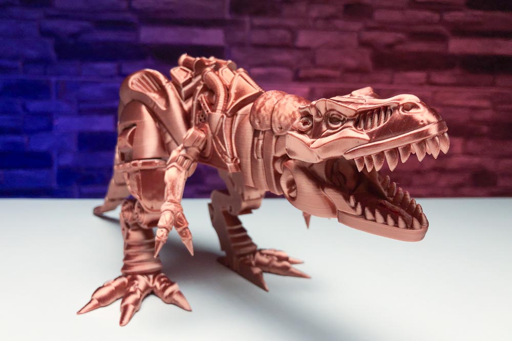 3D Print T-Rex Steampunk