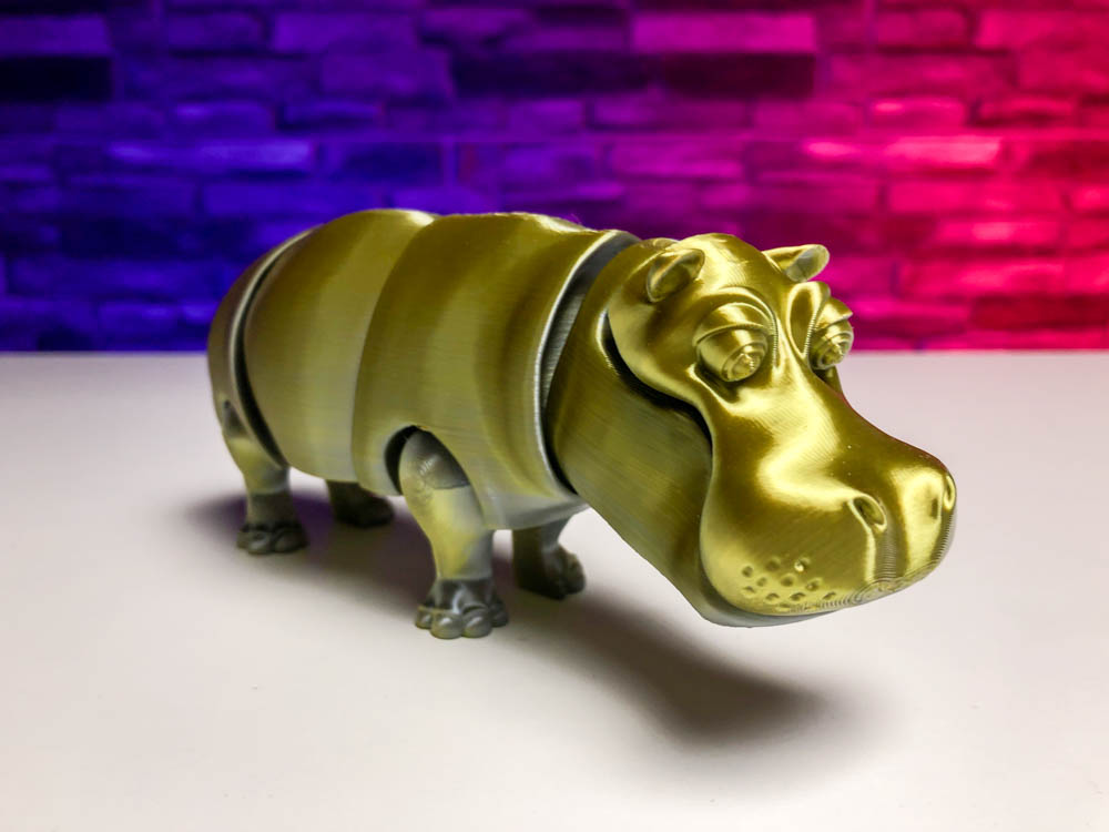 Articulated Hippo STL for download