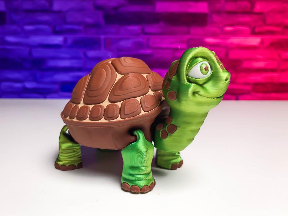 Articulated Multicolor Turtle STL for download