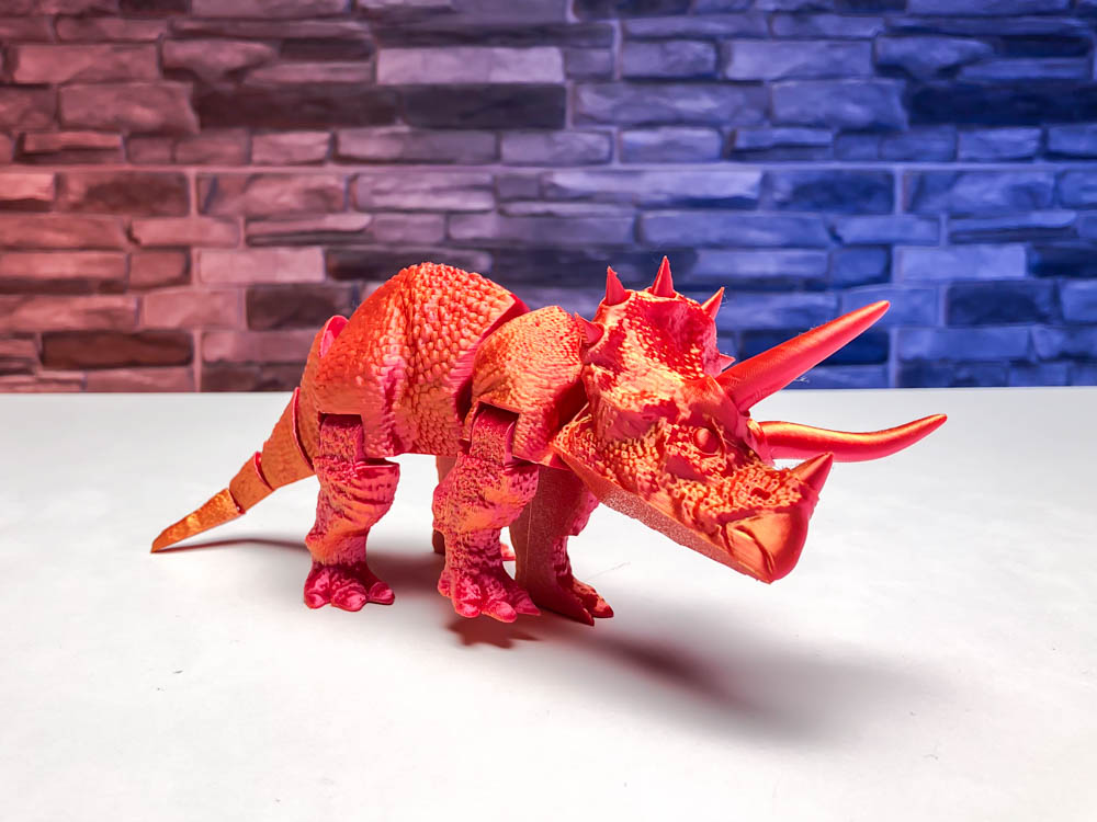 Articulated Triceratops Dinosaur STL for download