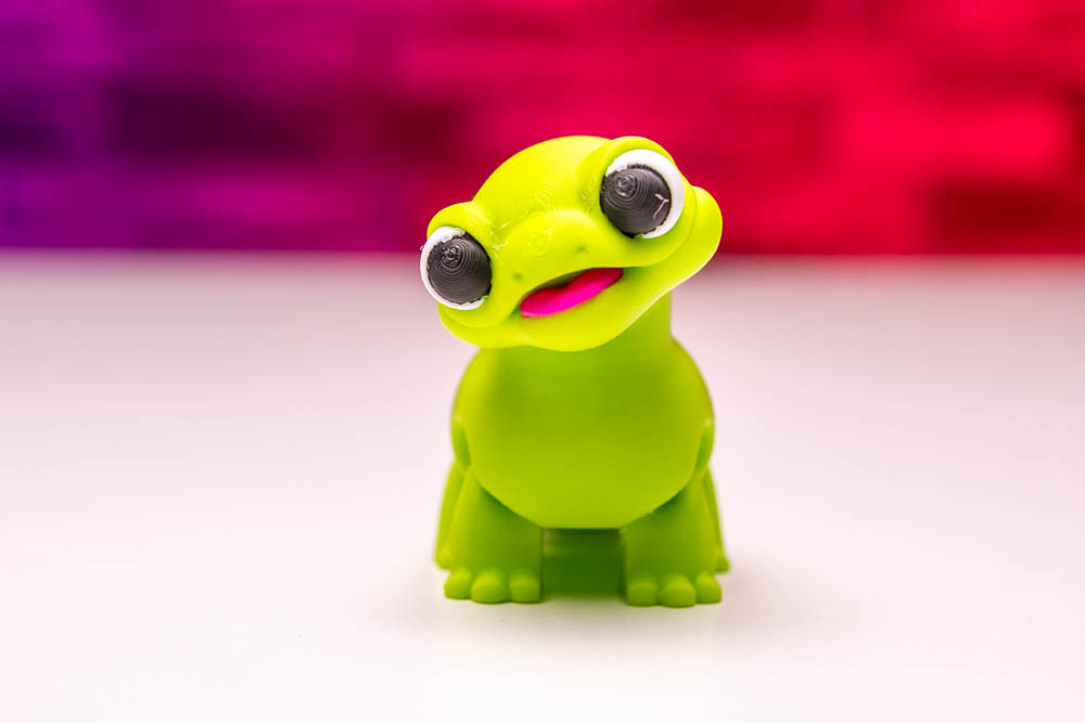 3D Print Cute Green Dino STL for download