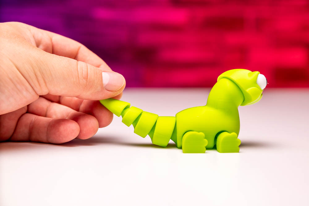 3D Print Cute Green Dino STL for download