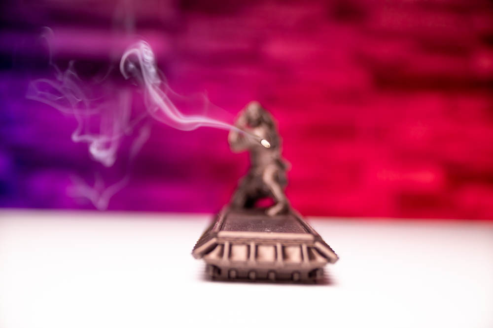 3D Print King Samurai Incense Stick Holder STL for download