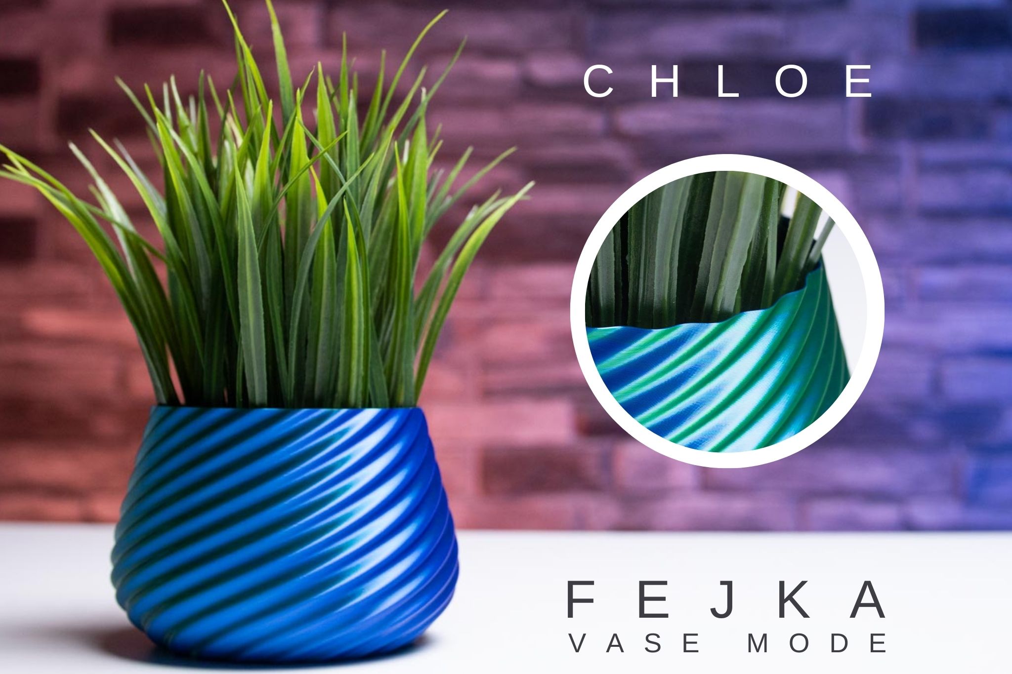 3D Print Vase for Ikea Fejka - Pot and Planter