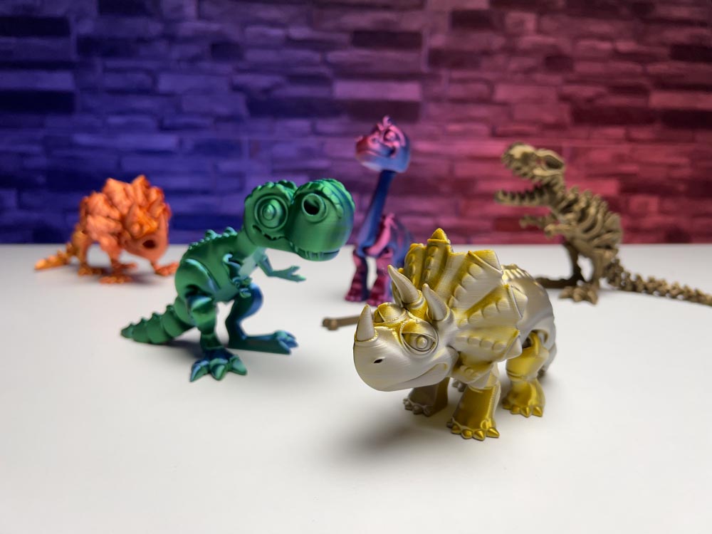 3D Printed Dinosaur